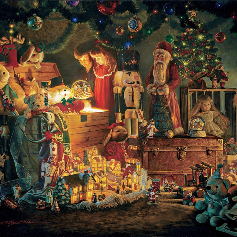 Greg Olsen Reason for the Season 100 piece Jigsaw puzzle